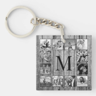 Skapa ditt Anpassningsbar Photo Collage Rustic Far