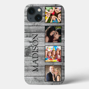 Skapa ditt Anpassningsbar Photo Collage Rustic Far