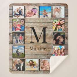 Skapa ditt Anpassningsbar Photo Collage Rustic Far