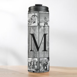 Skapa ditt Anpassningsbar Photo Collage Rustic Far