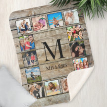 Skapa ditt Anpassningsbar Photo Collage Rustic Far