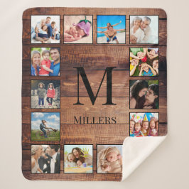 Skapa ditt Anpassningsbar Photo Collage Rustic Far