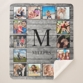 Skapa ditt Anpassningsbar Photo Collage Rustic Far