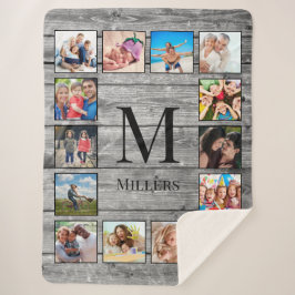 Skapa ditt Anpassningsbar Photo Collage Rustic Far