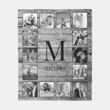 Skapa ditt Anpassningsbar Photo Collage Rustic Far