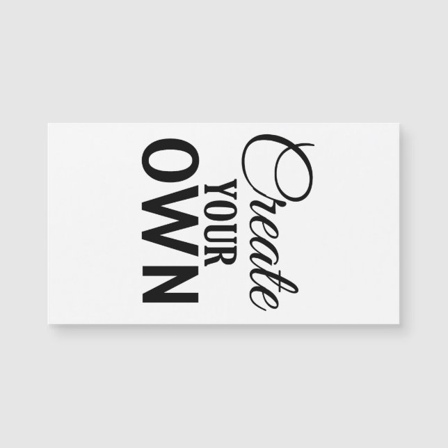 Skapa ditt eget (Framsida)