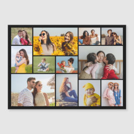 Skapa ditt eget 12-fotokollage-magnetiskt kort