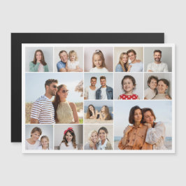 Skapa ditt eget 14 fotokollage-magnetiskt kort