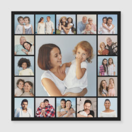 Skapa ditt eget 17 fotokollage-magnetiskt kort