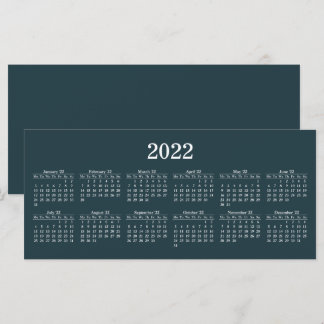 Skapa ditt eget 2022-kalenderplatta kort