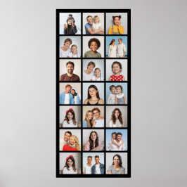 Skapa ditt eget 21 fotokollage redigerbart Färg Poster