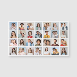 Skapa ditt eget 28 fotokollage-magnetiskt kort