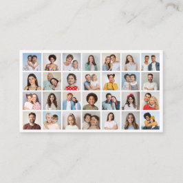 Skapa ditt eget 28 Photo Collage Pack på 100 Visitkort