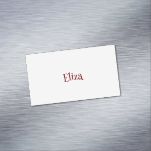 Skapa ditt eget 2"x 3,5" magnetiska visitkort