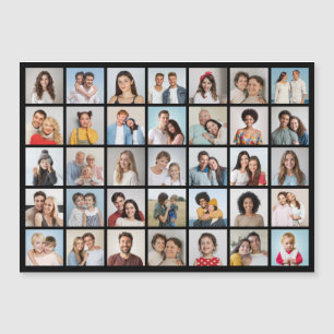 Skapa ditt eget 35 fotokollage-magnetiskt kort