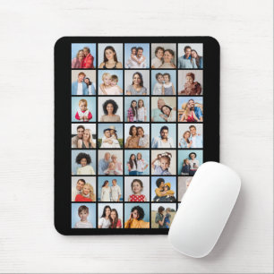 Skapa ditt eget 35 fotokollage redigerbart Färg Musmatta