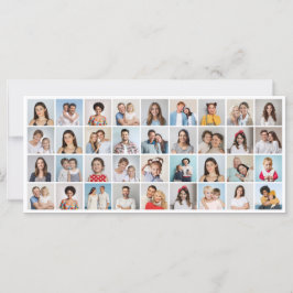 Skapa ditt eget 36-foto Collage Grattiskort Kort