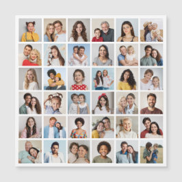 Skapa ditt eget 36 fotokollage-magnetiskt kort