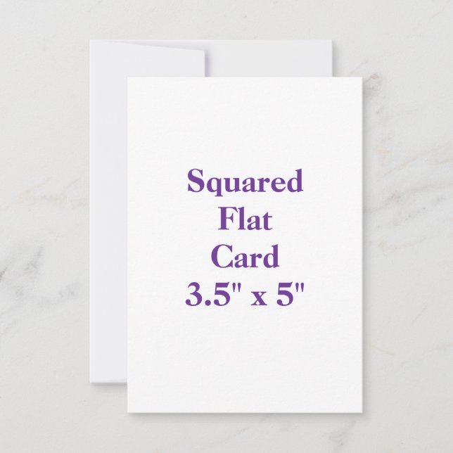 Skapa ditt eget 3,5" x 5" platta kort (Framsida)