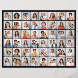 Skapa ditt eget 48-foto Collage Pappersark