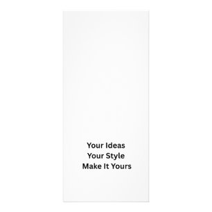 Skapa ditt eget 4" x 9" rackkort reklamkort