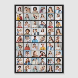 Skapa ditt eget 54-foto collage magnetkort