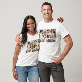 Skapa ditt eget 5 fotokollage Unisex T Shirt