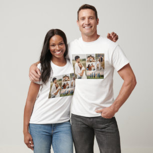 Skapa ditt eget 5 fotokollage Unisex T Shirt