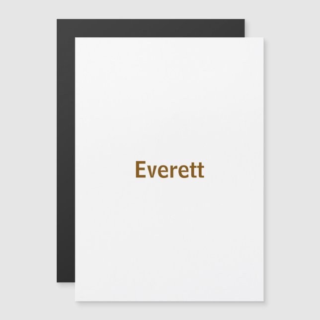 Skapa ditt eget 5" x 7" Glansigt Magnetiskt Kort (Fram/baksida)