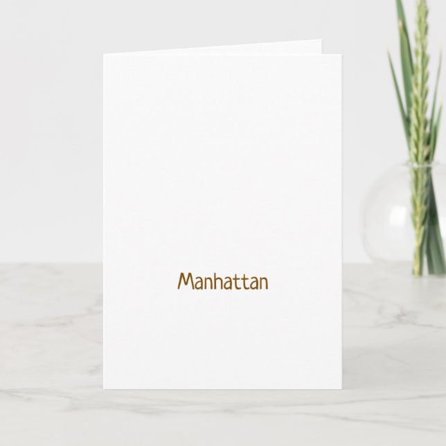 Skapa ditt eget 5" x 7" vikta gratulationskort kort (Framsida)