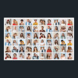 Skapa ditt eget 60 Photo Collage Editable Färg Poster<br><div class="desc">Skapa din egen enkla,  Anpassningsbar 60 fotokollage. Lägg till dina egna foton. Bakgrunden till Färg kan ändras och göra den till din egen. Gör en Personlig Fotokollage för speciella tillfällen,  jul,  Helgdagar,  minnesmärken,  babyskor,  Bröllop,  födelsedagar,  Tillkännagivande för födelse,  sällskapsdjur,  Studenten och romanarier.</div>