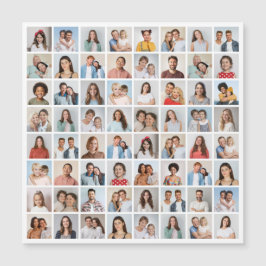 Skapa Ditt Eget 64 Fotos Collage Magnetkort Magnetisk Inbjudningskort