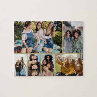 Skapa Ditt Eget 6 Fotos Kollage Pussel