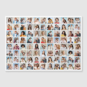 Skapa ditt eget 88-foto collage magnetkort magnetisk inbjudningskort