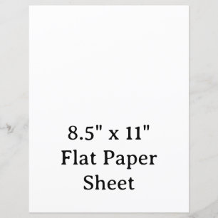 Skapa ditt eget 8,5" x 11" halvblankt pappersark