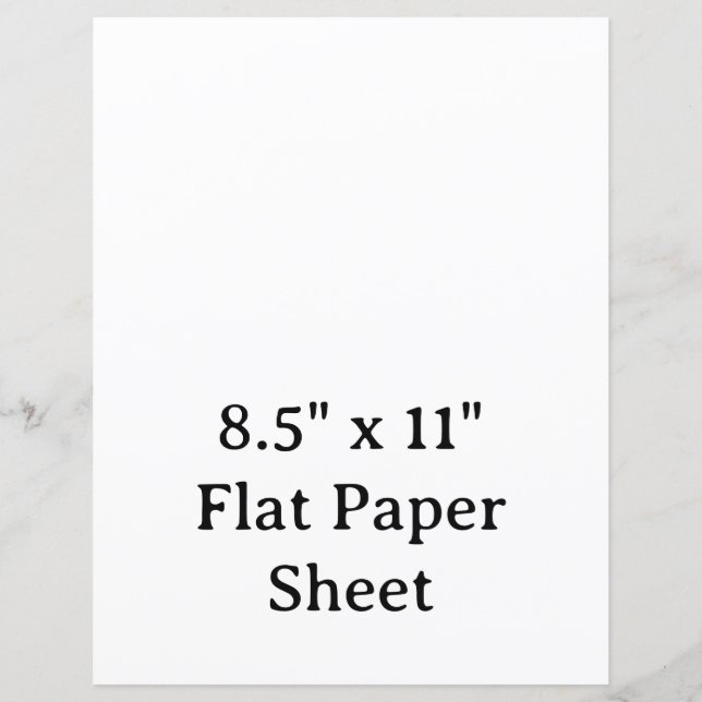 Skapa ditt eget 8,5" x 11" halvblankt pappersark (Framsida)