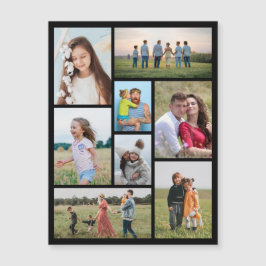 Skapa ditt eget 8-fotokollage-magnetiskt kort