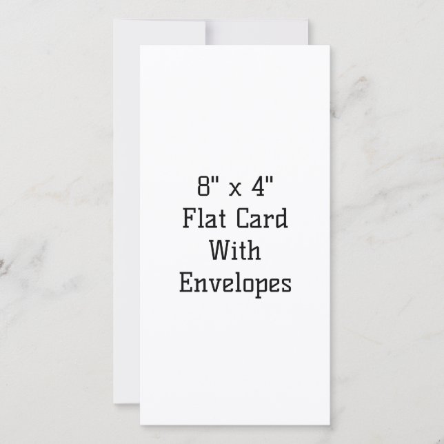 Skapa ditt eget 8" x 4" platta kort med kuvert (Framsida)