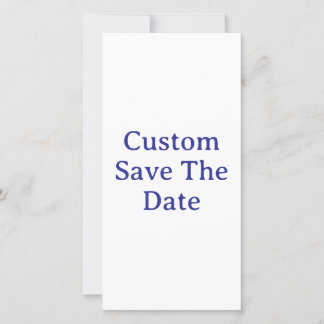Skapa ditt eget 8" x 4" Save The Date platta kort
