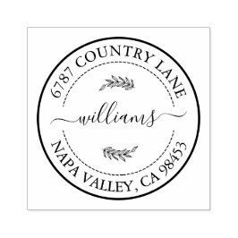 Skapa ditt eget Adress Rubber Frimärke Stämpel