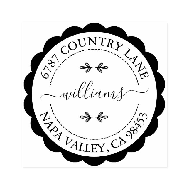 Skapa ditt eget Adress Stämpel (Tryck)