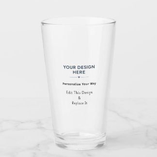Skapa Ditt Eget Amerikanska Pintglas Tumbler Glaskopp