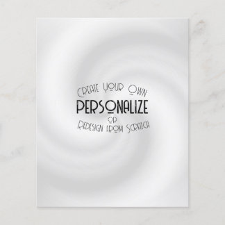 Skapa ditt eget Anpassad design Flygblad