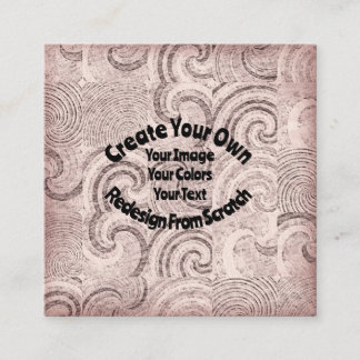 Skapa ditt eget Anpassad design Fyrkantigt Visitkort