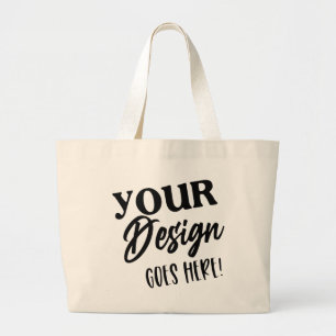 Skapa ditt eget Anpassad design Jumbo Tygkasse