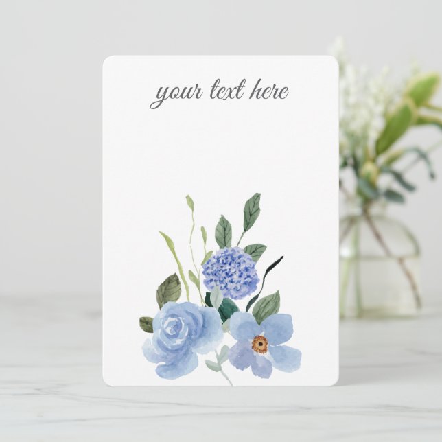 Skapa ditt eget Anpassad design Kort (Stående Fram)