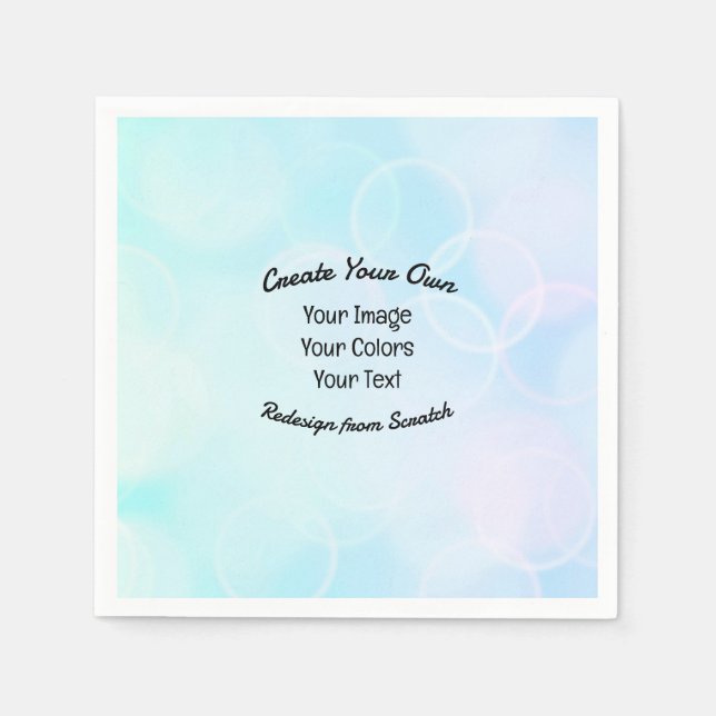 Skapa ditt eget Anpassad design/Logotyp Pappersservett (Framsidan)