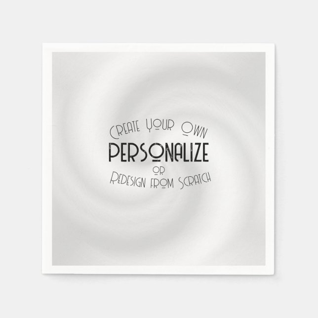 Skapa ditt eget Anpassad design Pappersservett (Framsidan)