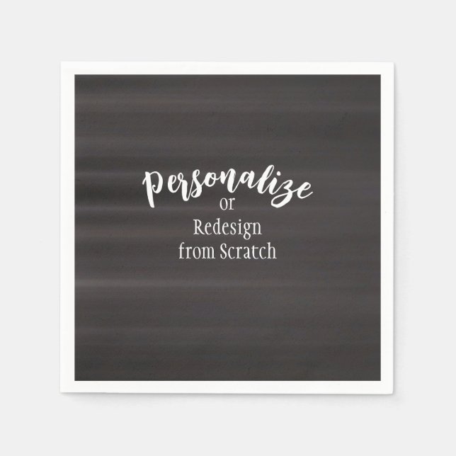 Skapa ditt eget Anpassad design Pappersservett (Framsidan)