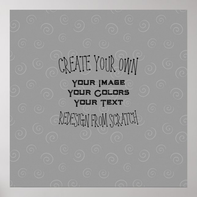 Skapa ditt eget Anpassad design Poster (Framsidan)